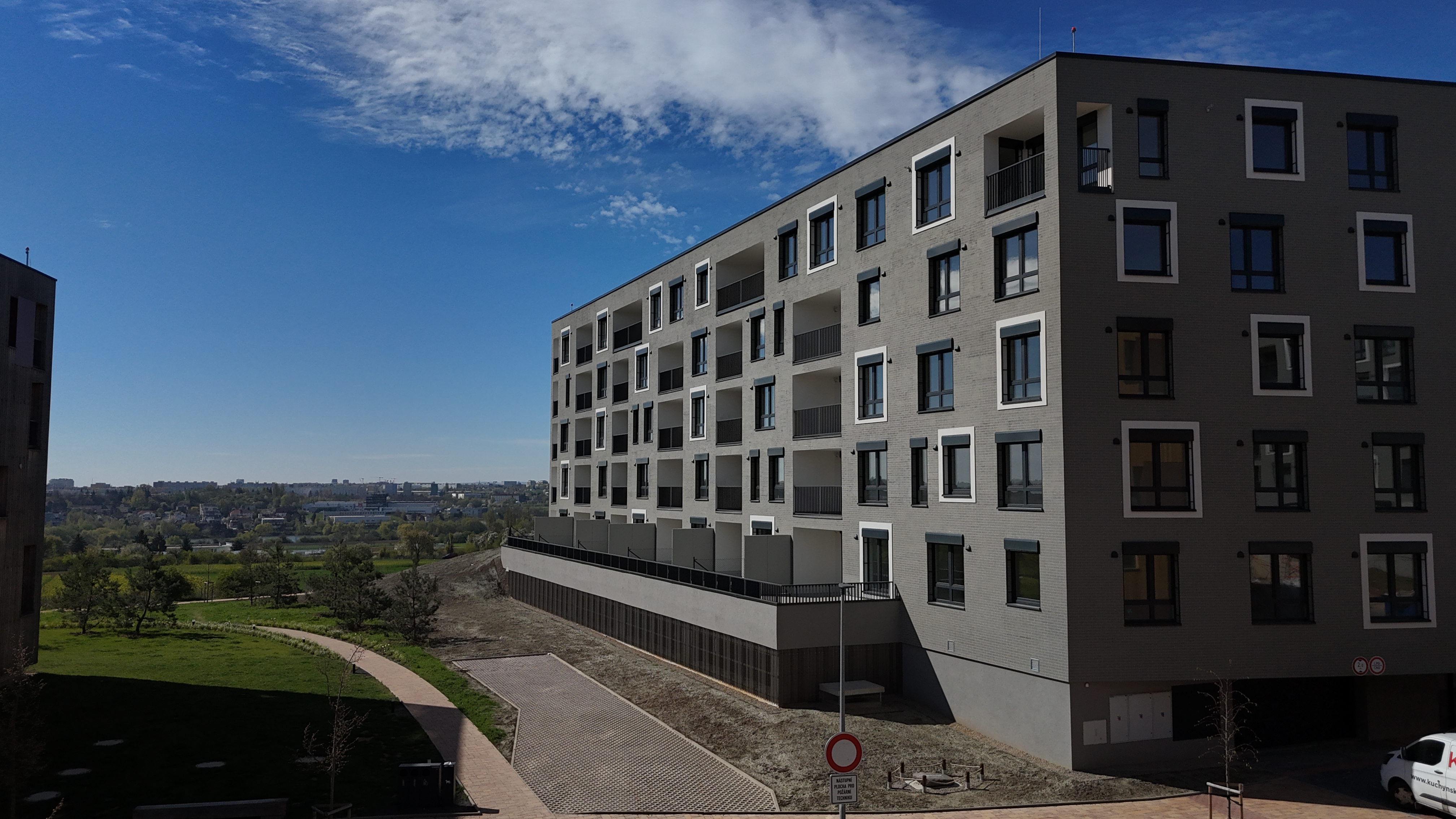 Obytná zóna a infrastruktura Ruzyně objekty C1, C2, E1 a E2